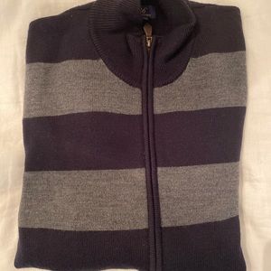 Brooks Brothers Zip Up Cardigan Size L